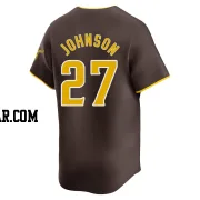 Bryce Johnson Men's San Diego Padres Brown Limited Away Jersey