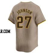 Bryce Johnson Men's San Diego Padres Limited Tan Alternate Jersey