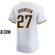 Bryce Johnson Men's San Diego Padres White Elite Home Jersey