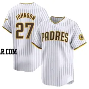 Bryce Johnson Men's San Diego Padres White Limited Home Jersey