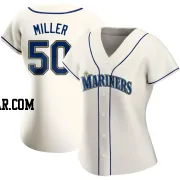 Bryce Miller Women's Seattle Mariners Cream Authentic Alternate Jersey