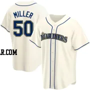 Bryce Miller Youth Seattle Mariners Cream Replica Alternate Jersey