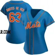 Bryce Montes de Oca Women's New York Mets Royal Authentic Alternate Jersey