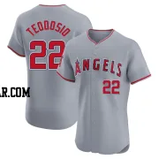 Bryce Teodosio Men's Los Angeles Angels Gray Elite Road Jersey