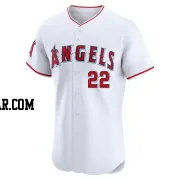 Bryce Teodosio Men's Los Angeles Angels White Elite Home Jersey