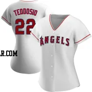 Bryce Teodosio Women's Los Angeles Angels White Authentic Home Jersey