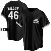 Bryse Wilson Men's Chicago White Sox Black Replica Spring Training Jersey