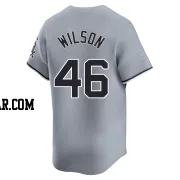 Bryse Wilson Men's Chicago White Sox Gray Limited Road Jersey