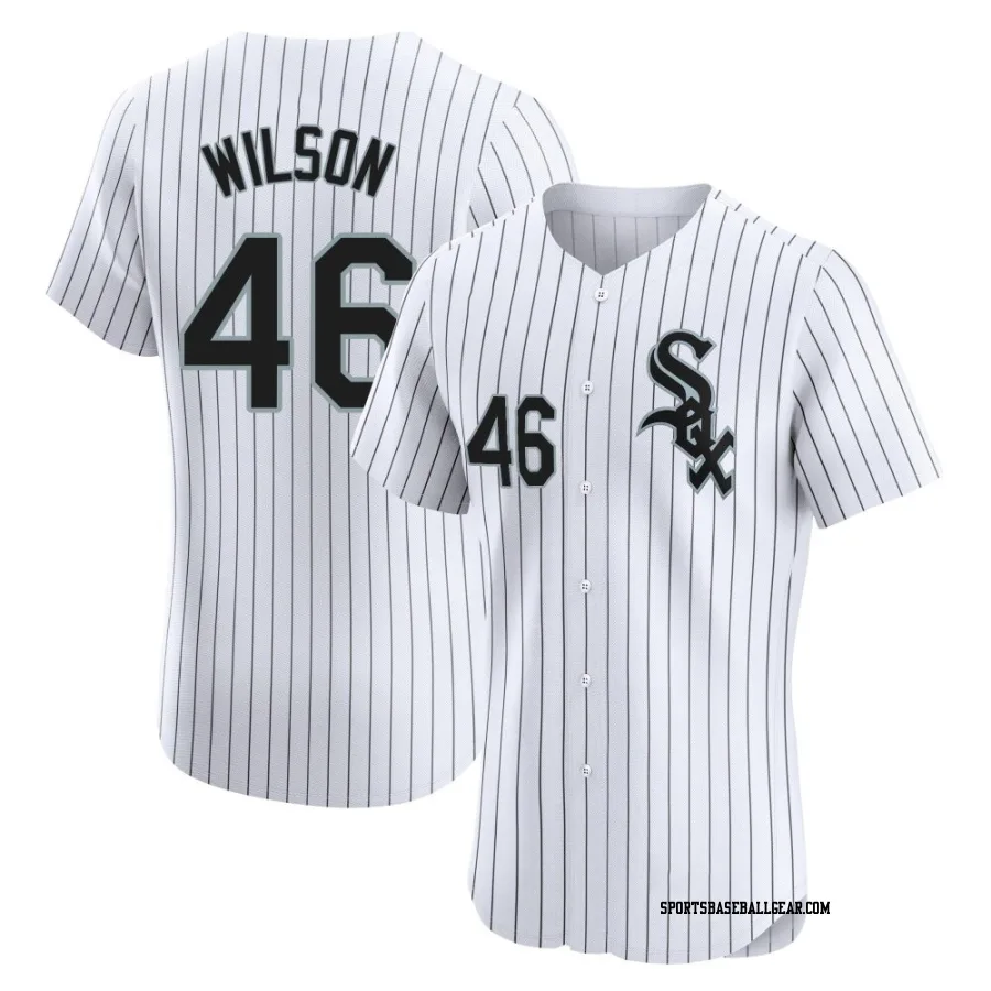 Bryse Wilson Men's Chicago White Sox White Elite Home Jersey