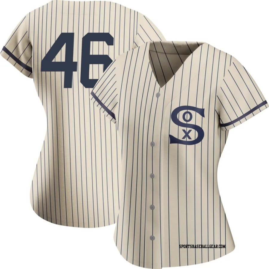 Bryse Wilson Women's Chicago White Sox Cream Replica 2021 Field of Dreams Jersey