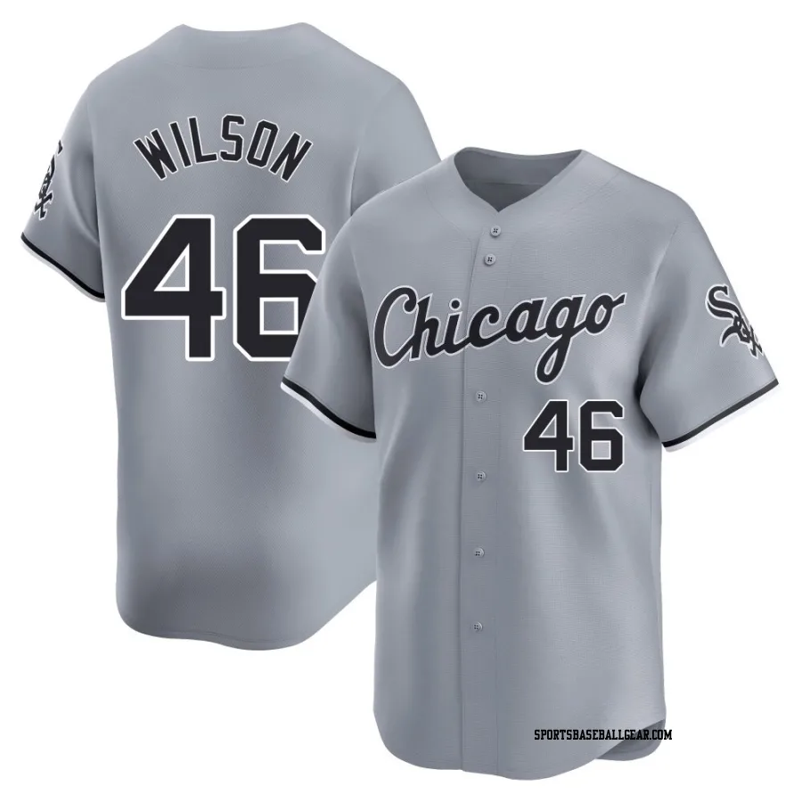 Bryse Wilson Youth Chicago White Sox Gray Limited Road Jersey