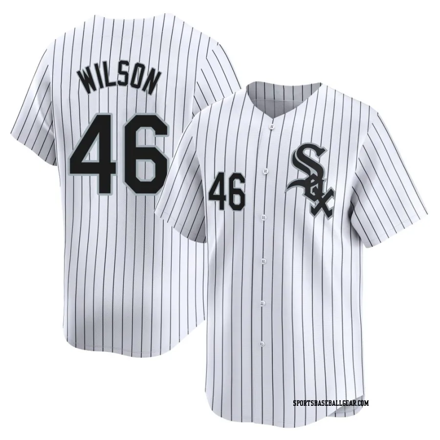 Bryse Wilson Youth Chicago White Sox White Limited Home Jersey