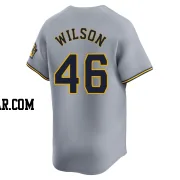 Bryse Wilson Youth Milwaukee Brewers Gray Limited Away Jersey