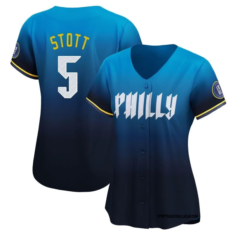 Bryson Stott Women's Philadelphia Phillies Blue Limited 2024 City Connect Jersey