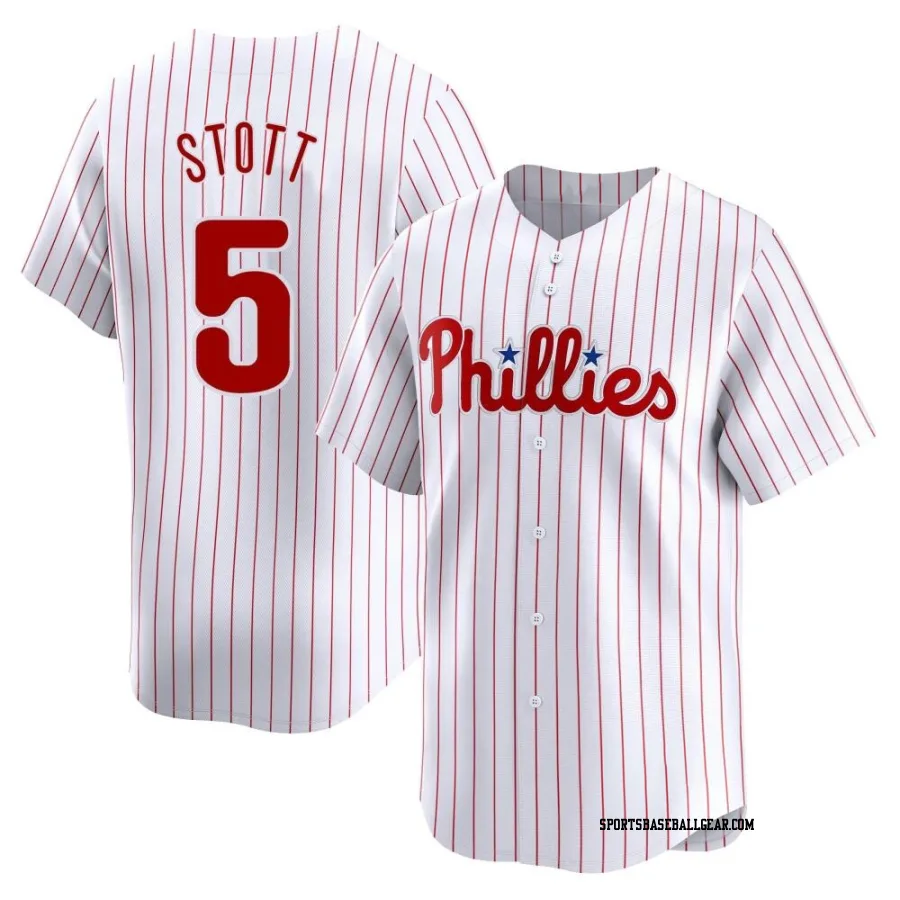 Bryson Stott Youth Philadelphia Phillies White Limited Home Jersey