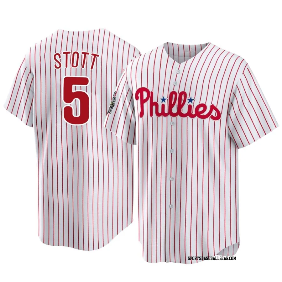 Bryson Stott Youth Philadelphia Phillies White Replica 2022 World Series Home Jersey