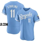 Bubba Starling Men's Kansas City Royals Light Blue Authentic 2022 Alternate Jersey