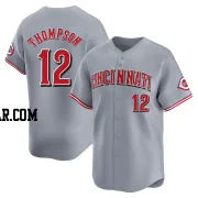 Bubba Thompson Men's Cincinnati Reds Gray Limited Away Jersey