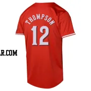 Bubba Thompson Men's Cincinnati Reds Red Limited Alternate Jersey