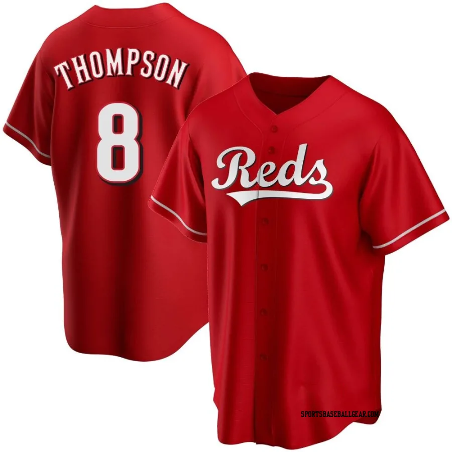 Bubba Thompson Men's Cincinnati Reds Red Replica Alternate Jersey