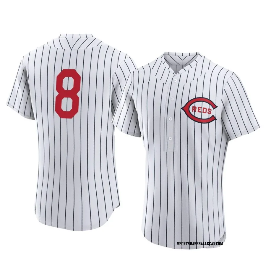 Bubba Thompson Men's Cincinnati Reds White Authentic 2022 Field Of Dreams Jersey