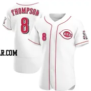 Bubba Thompson Men's Cincinnati Reds White Authentic Home Jersey