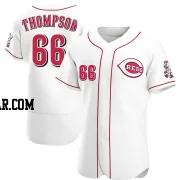 Bubba Thompson Men's Cincinnati Reds White Authentic Home Jersey