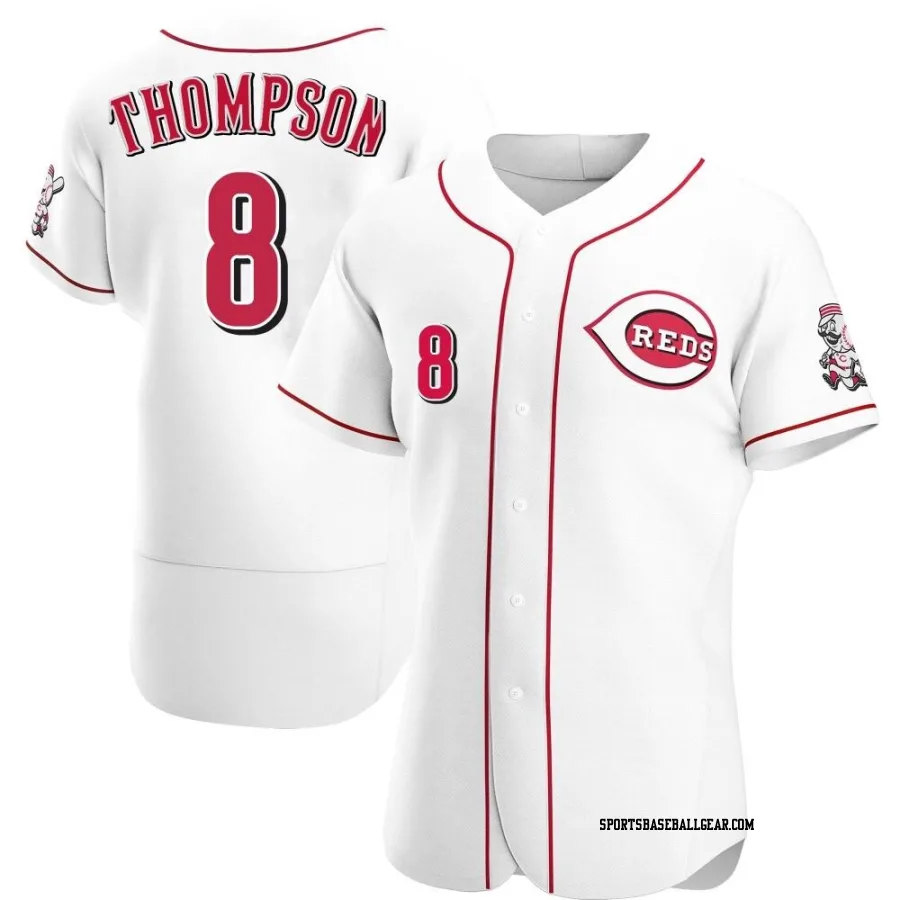 Bubba Thompson Men's Cincinnati Reds White Authentic Home Jersey