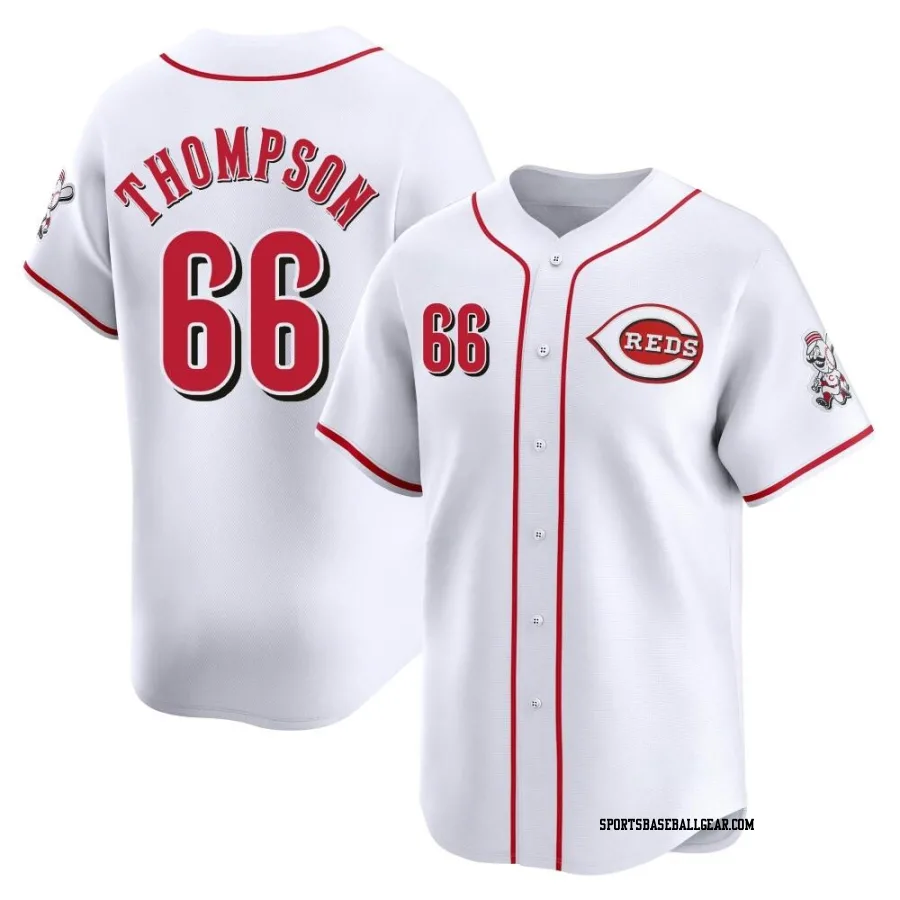 Bubba Thompson Men's Cincinnati Reds White Limited Home Jersey