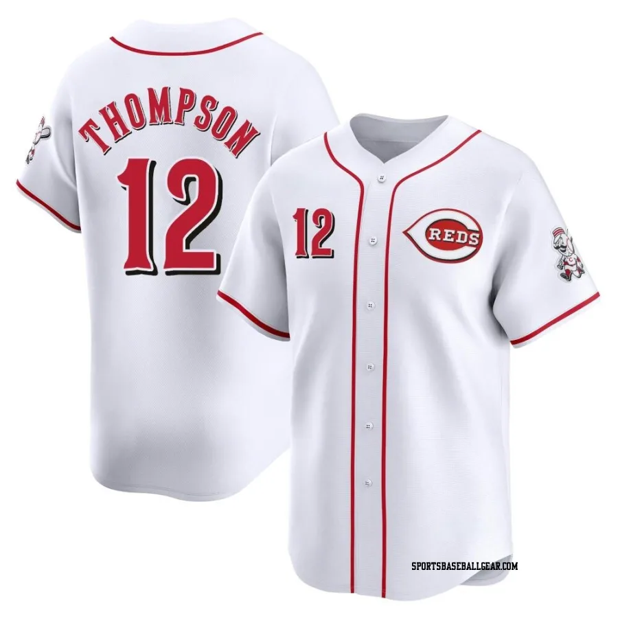 Bubba Thompson Men's Cincinnati Reds White Limited Home Jersey