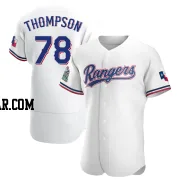 Bubba Thompson Men's Texas Rangers White Authentic Home Jersey