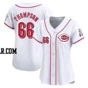 Bubba Thompson Women's Cincinnati Reds White Limited Home Jersey