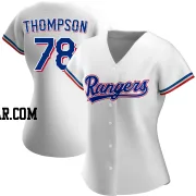 Bubba Thompson Women's Texas Rangers White Authentic Home Jersey