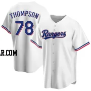 Bubba Thompson Youth Texas Rangers White Replica Home Jersey