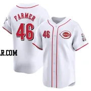 Buck Farmer Youth Cincinnati Reds White Limited Home Jersey