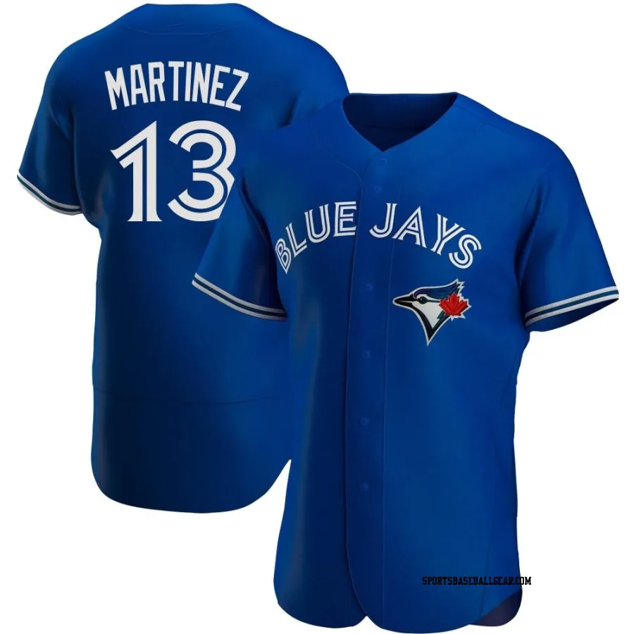 Buck Martinez Men's Toronto Blue Jays Royal Authentic Alternate Jersey