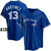 Buck Martinez Men's Toronto Blue Jays Royal Replica Alternate Jersey