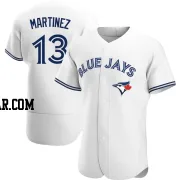 Buck Martinez Men's Toronto Blue Jays White Authentic Home Jersey