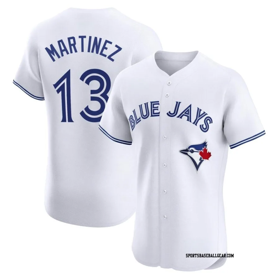 Buck Martinez Men's Toronto Blue Jays White Elite Home Jersey