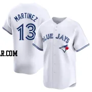 Buck Martinez Men's Toronto Blue Jays White Limited Home Jersey