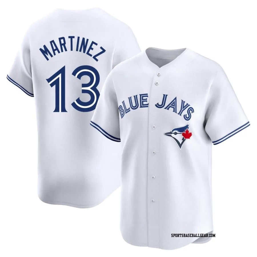 Buck Martinez Youth Toronto Blue Jays White Limited Home Jersey