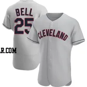 Buddy Bell Men's Cleveland Guardians Gray Authentic Road Jersey