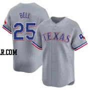 Buddy Bell Men's Texas Rangers Gray Limited Away Jersey