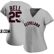 Buddy Bell Women's Cleveland Guardians Gray Authentic Road Jersey