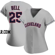 Buddy Bell Women's Cleveland Guardians Gray Authentic Road Jersey