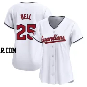 Buddy Bell Women's Cleveland Guardians White Limited Home Jersey