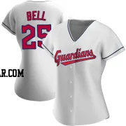 Buddy Bell Women's Cleveland Guardians White Replica Home Jersey