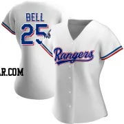 Buddy Bell Women's Texas Rangers White Authentic Home 2023 World Series Champions Jersey