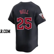 Buddy Bell Youth Cleveland Guardians Navy Limited Alternate Jersey