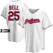 Buddy Bell Youth Cleveland Guardians White Replica Home Jersey